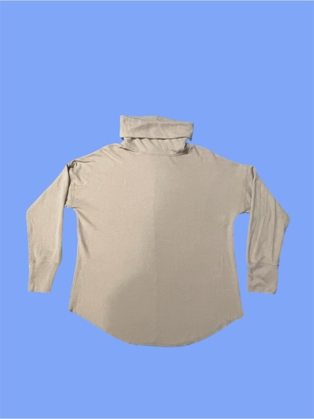 Joan Vass Soft Turtle Neck Long-Sleeve Shirt